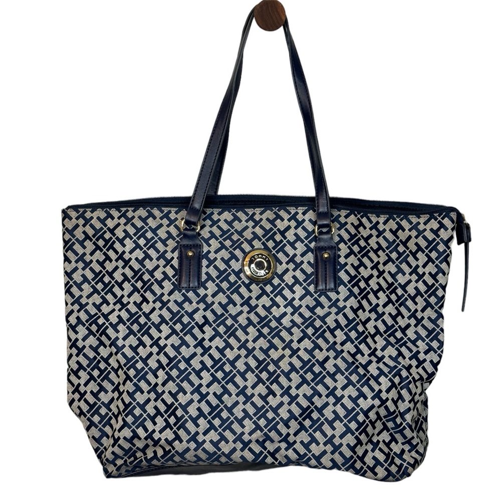 Tommy Hilfiger TH Logo Jacquard Tote Bag